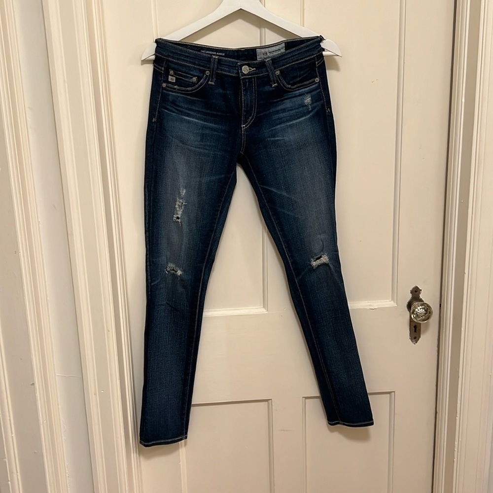 AG Super Skinny ankle jeans